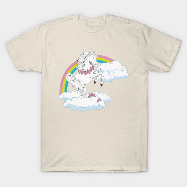 80's Retro Unicorn T-Shirt by Wooly Bear Designs